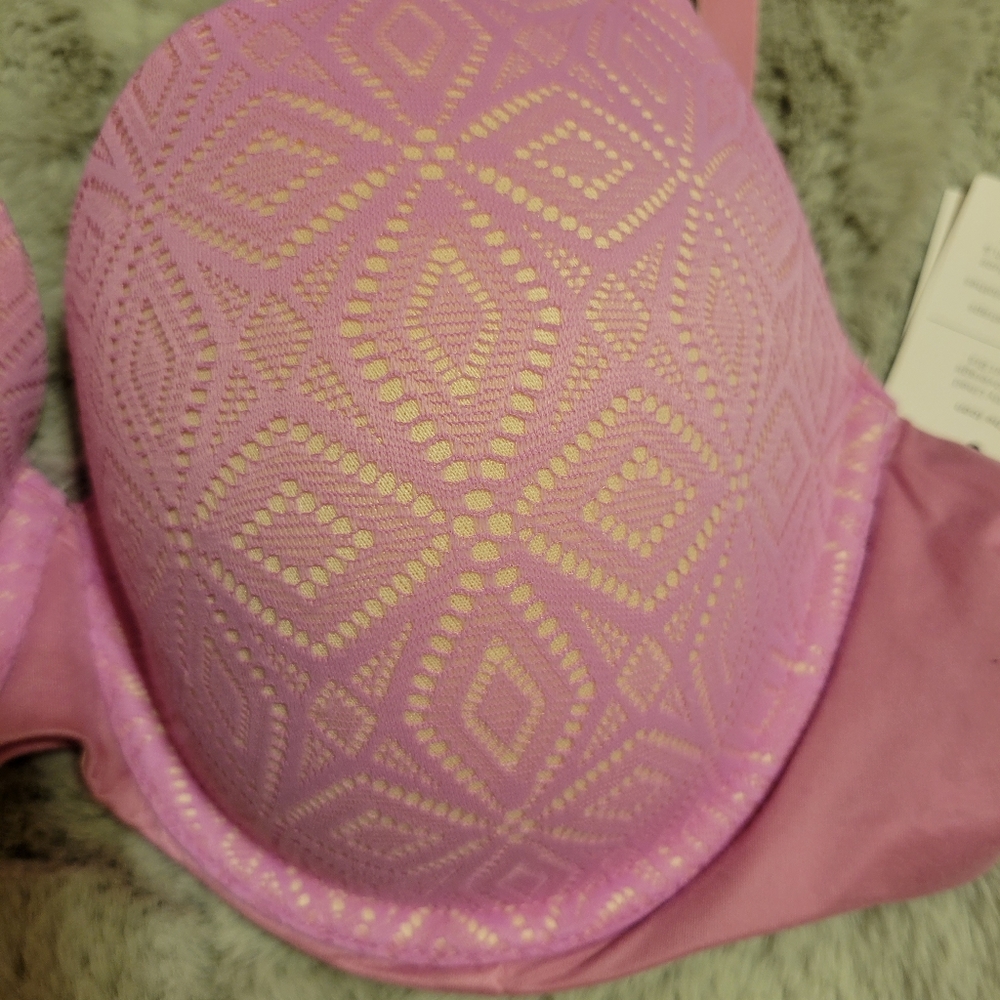 🎯nwt auden the icon pink lightly lined full coverage tshirt bra - Picture 6 of 8